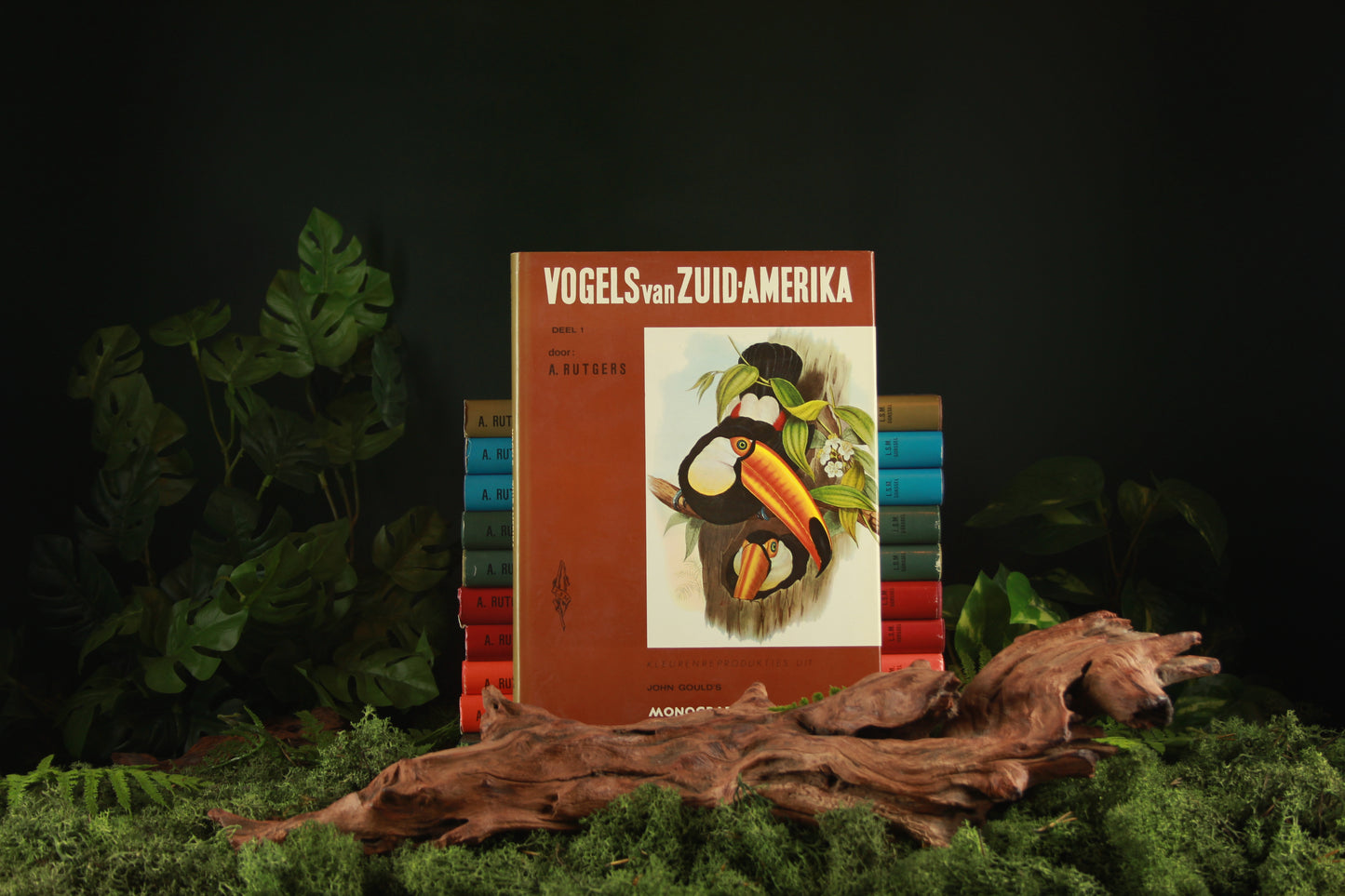 Vogels van Azië, Vogels van New Guinea, Vogels van Zuid-Amerika, Vogels van Australië en Vogels van Europa - A. Rutgers